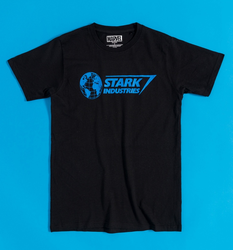 An image of Marvel Comics Stark Industries Black T-Shirt