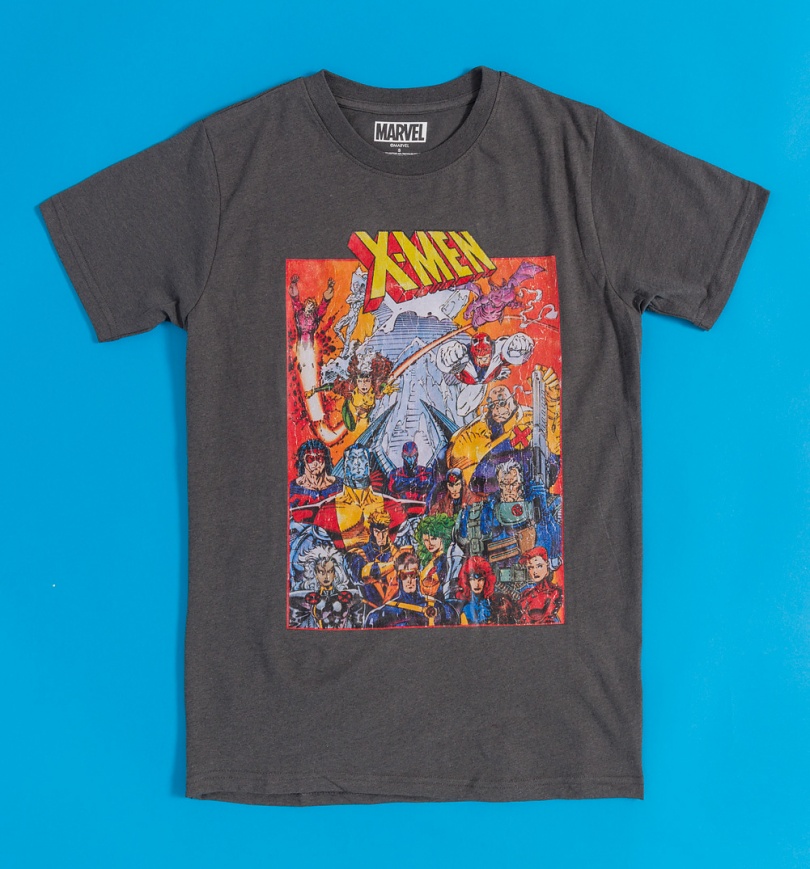 An image of Marvel Comics X-Men Characters Black T-Shirt