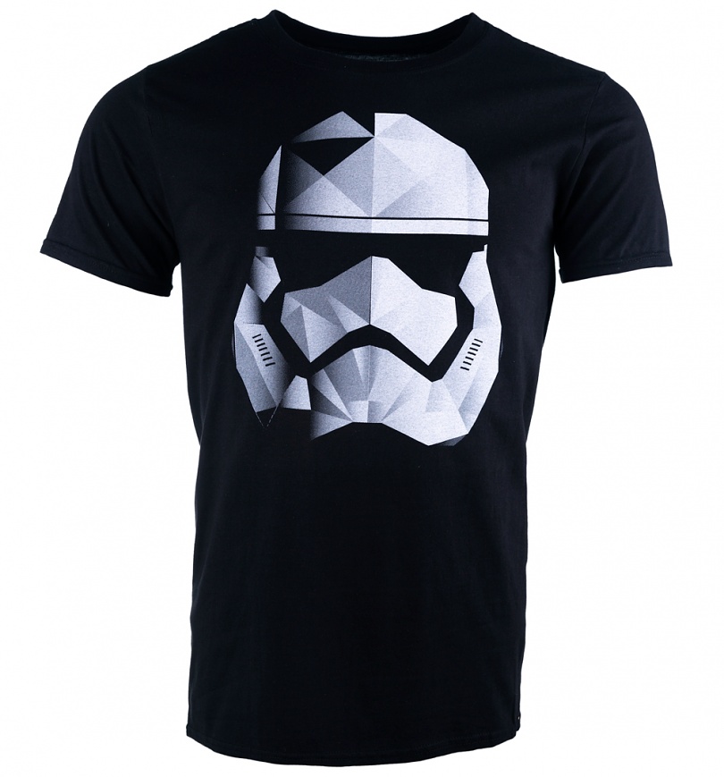 An image of Star Wars Geo Stormtrooper Black T-Shirt