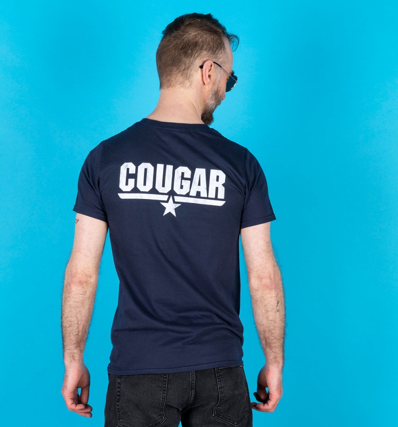 An image of Mens Top Gun Cougar T-Shirt