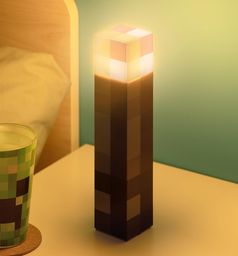 An image of Minecraft Torch Wall Light