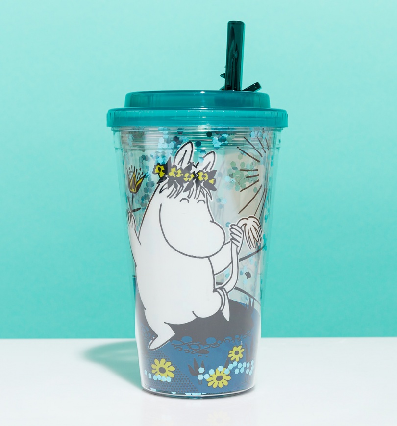 An image of Moomin Double Walled Cup & Straw