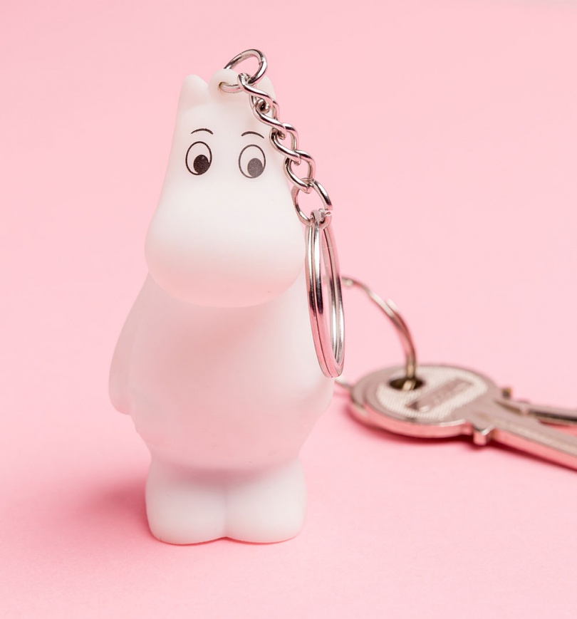 An image of Moomin Moomintroll Light Up Keyring