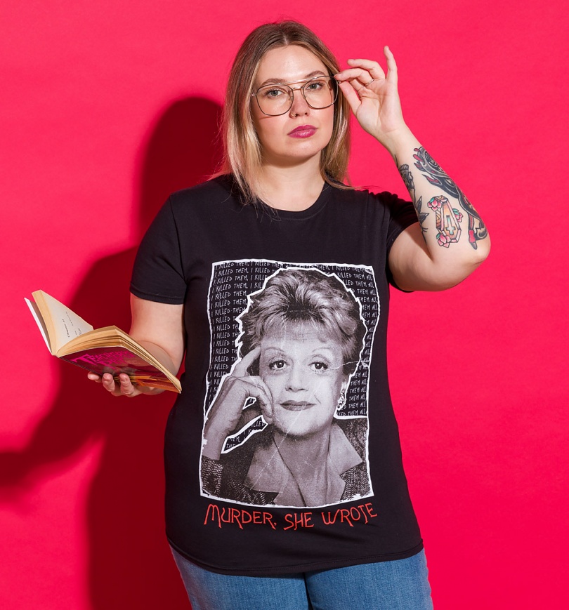 An image of Murder She Wrote Black T-Shirt