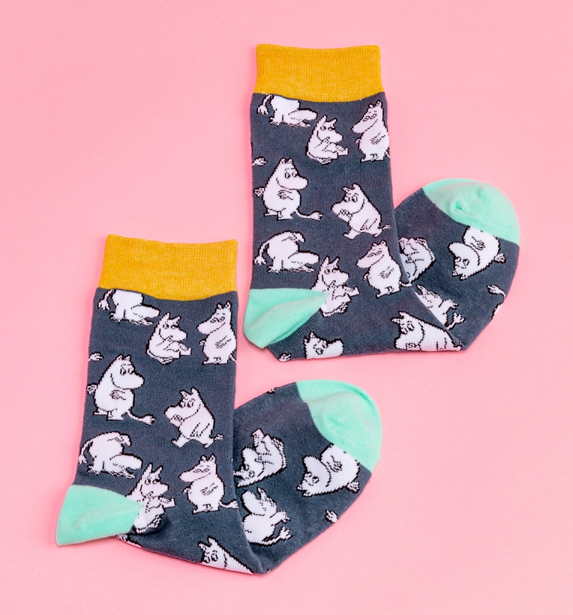 An image of Navy Moomin Socks