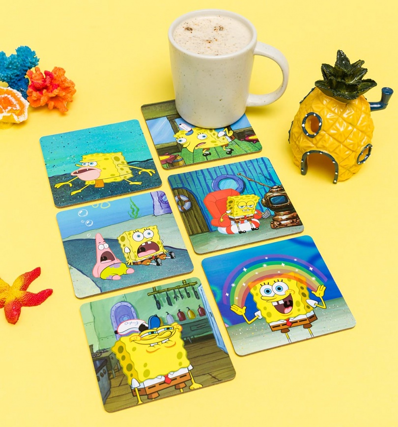 An image of Nickelodeon SpongeBob Squarepants Meme Coasters