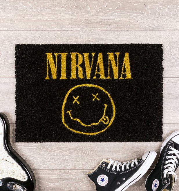 Nirvana Smiley Door Mat