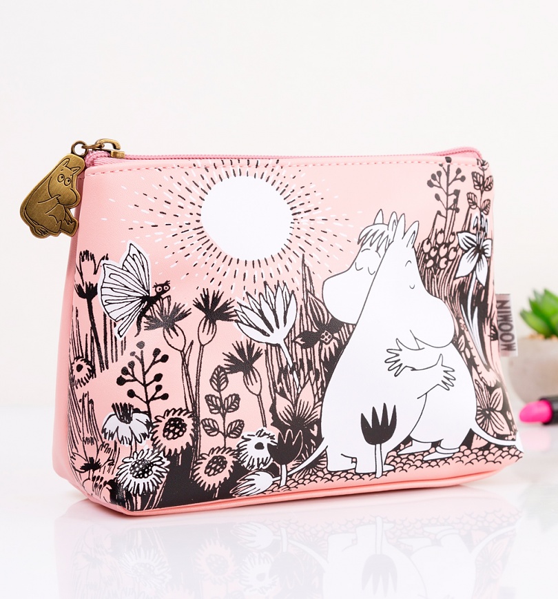 An image of Pink Moomin Love Make Up Bag from House Of Disaster