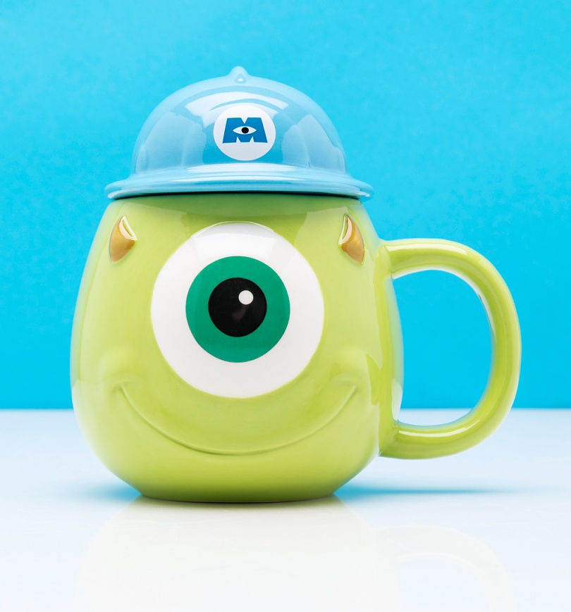 An image of Pixar Monsters Inc Mike Shaped Mug