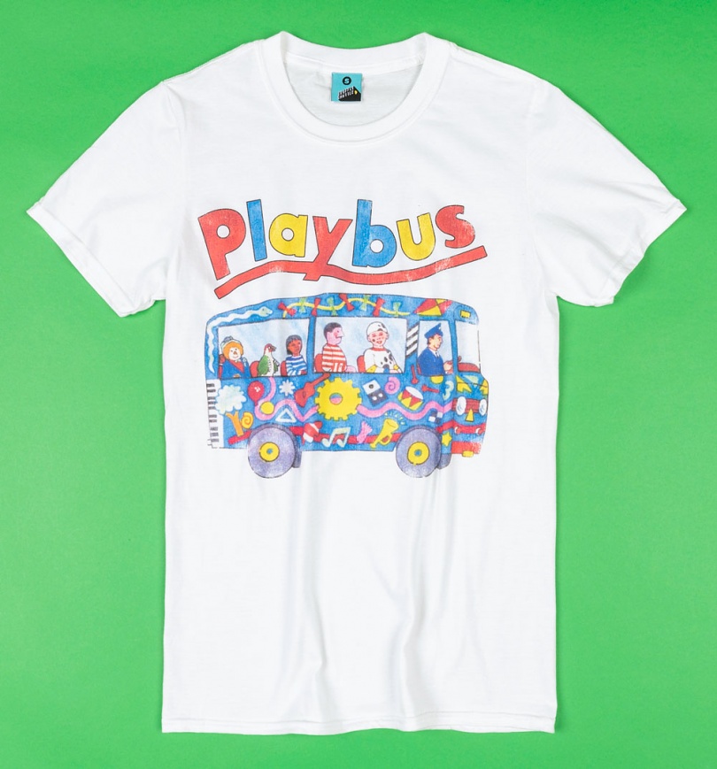 An image of Playbus White T-Shirt