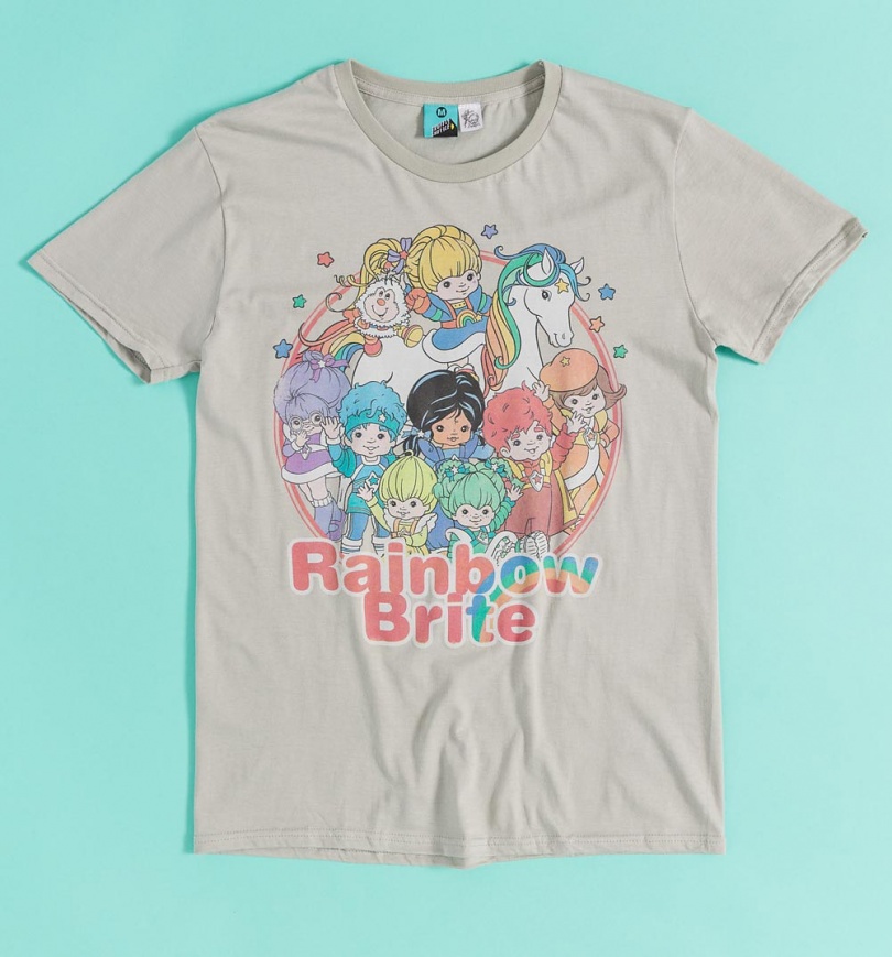 An image of Rainbow Brite And The Colour Kids Gang Grey T-Shirt