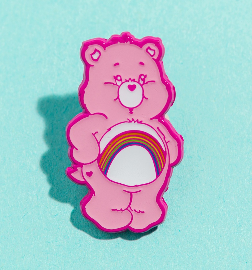 An image of Retro Care Bears Cheer Bear Pin Badge