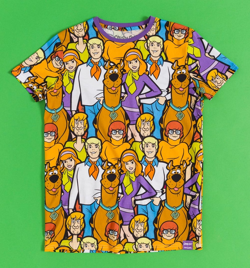 An image of Scooby Doo All Over Print T-Shirt from Cakeworthy