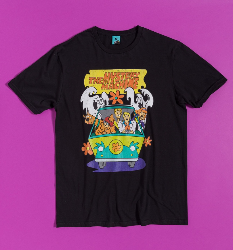An image of Scooby-Doo Mystery Machine Black T-Shirt
