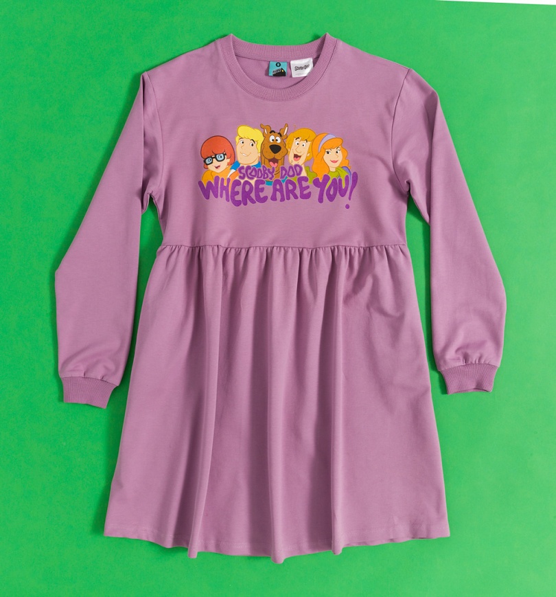 An image of Scooby Doo Where Are You Violet Sweater Smock Dress