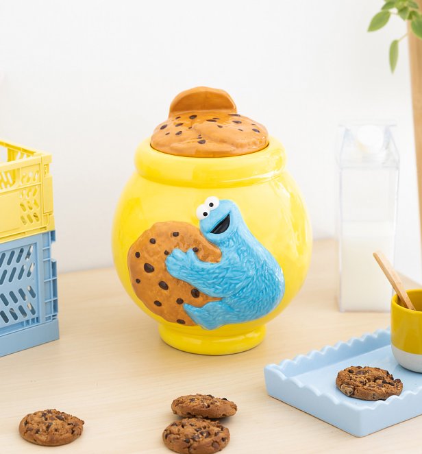 An image of Sesame Street Cookie Monster Cookie Jar