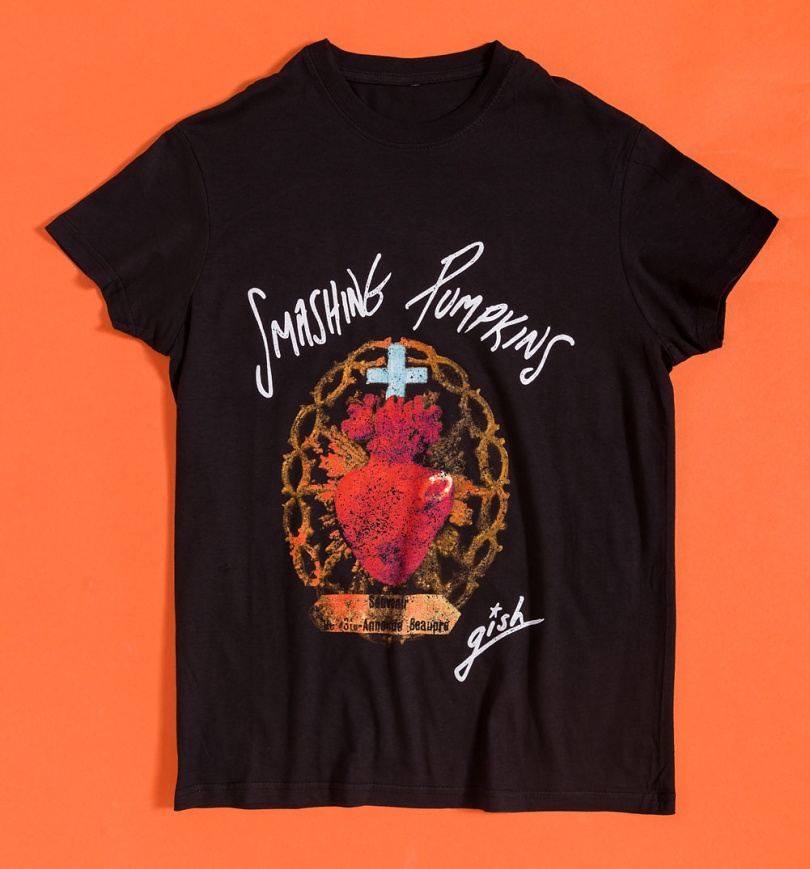 An image of Smashing Pumpkins Souvenir Black T-Shirt