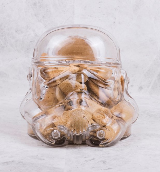 Star Wars Stormtrooper Glass Cookie Jar