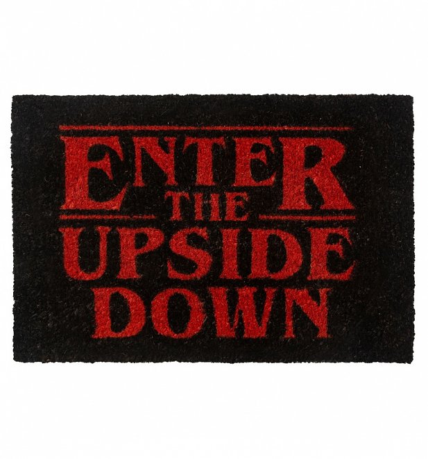Stranger Things Enter The Upside Down Door Mat