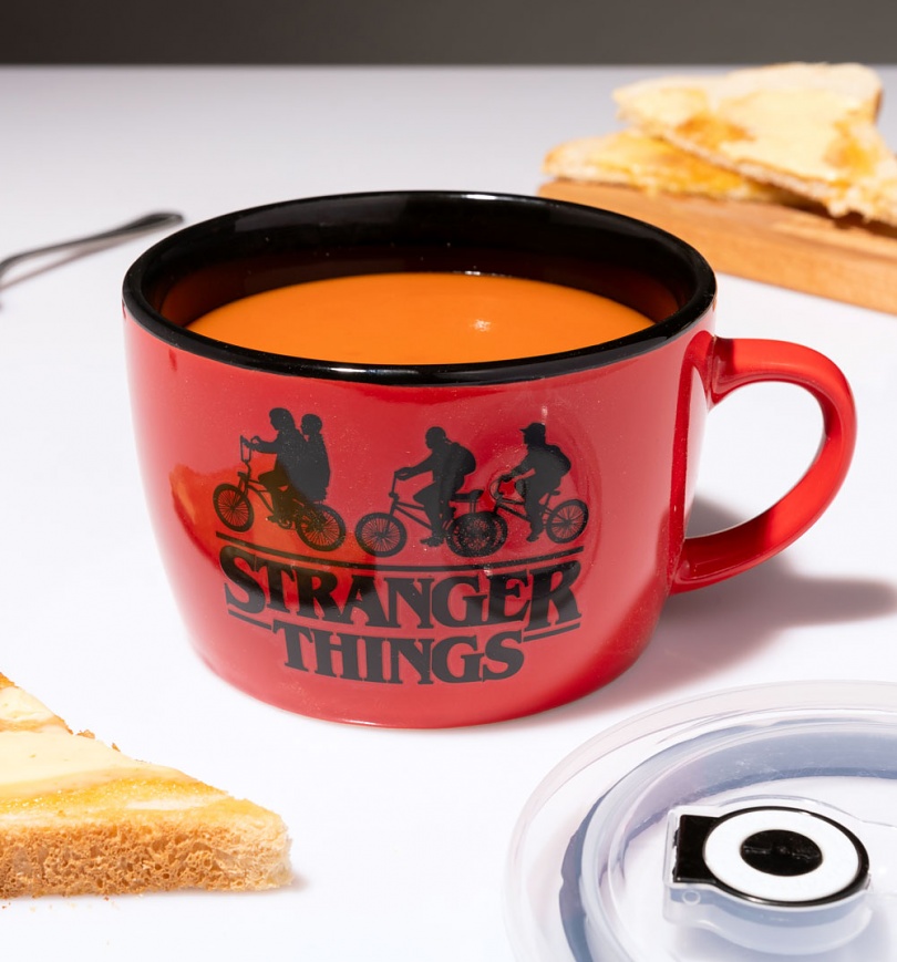 An image of Stranger Things Soup and Snack Mug