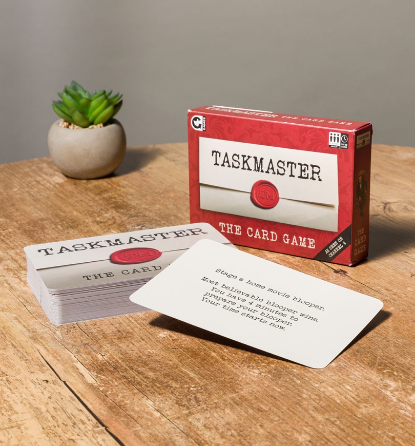 An image of Taskmaster Card Game