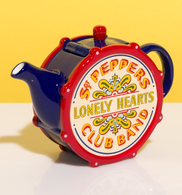 An image of The Beatles Sgt. Pepper  Drum Shaped Teapot