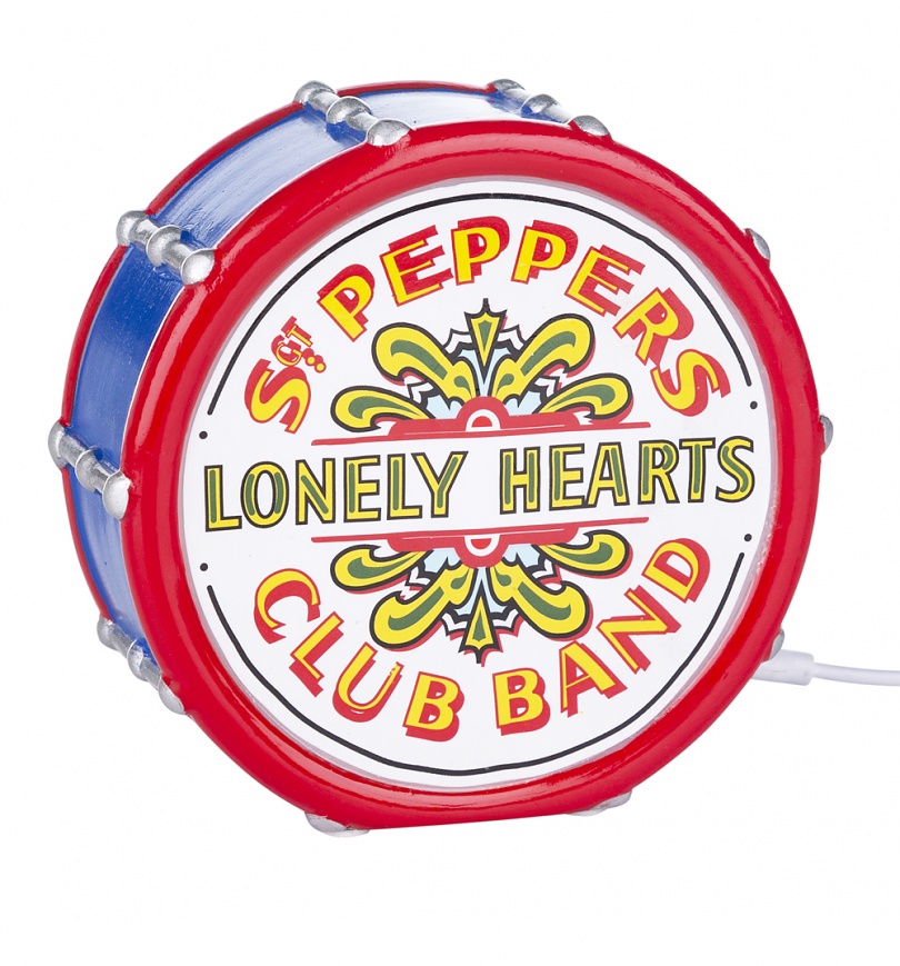 An image of The Beatles Sgt Peppers Lonely Hearts Club Band LED Lamp from House Of Disaster