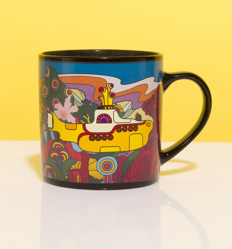 An image of The Beatles Yellow Submarine Heat Changing Mug