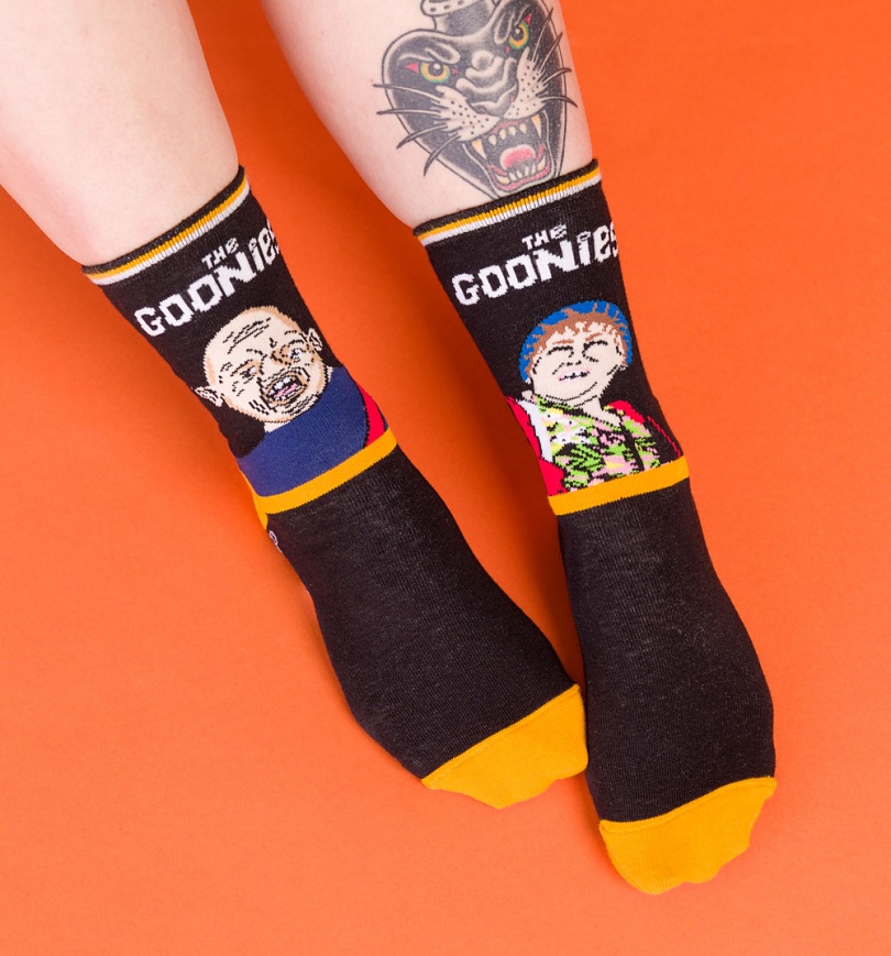 An image of The Goonies Sloth Loves Chunk Socks