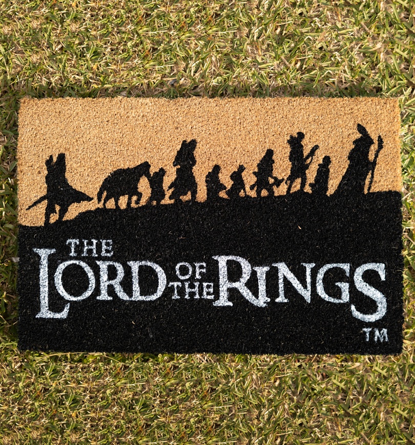 An image of The Lord Of The Rings Fellowship Of The Ring Door Mat