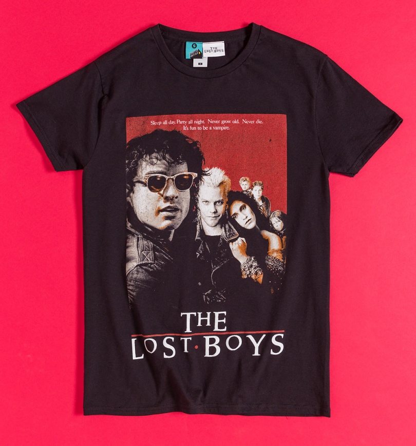 An image of The Lost Boys Movie Poster Black T-Shirt