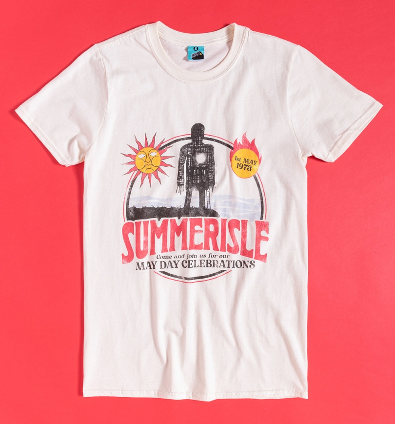 An image of The Wicker Man Inspired Summerisle Ecru T-Shirt