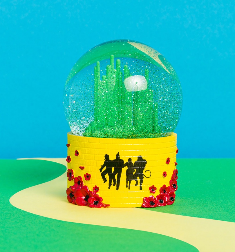 An image of The Wizard Of Oz Emerald City Snow Globe