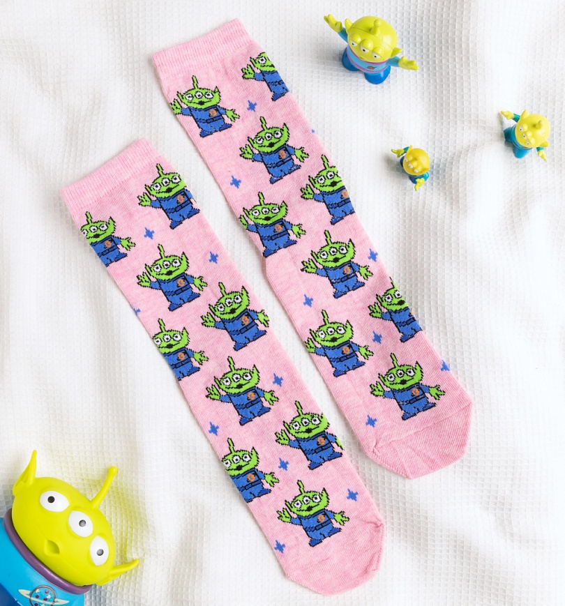 An image of Toy Story Alien Socks