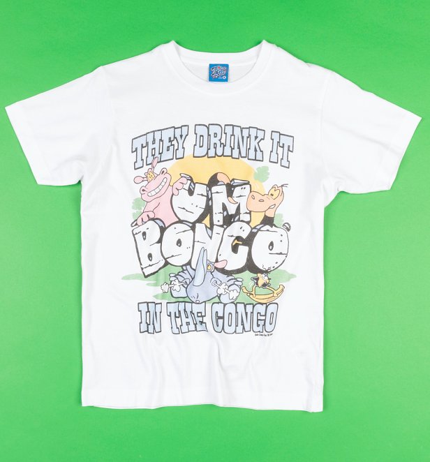 Um Bongo They Drink It In The Congo White T-Shirt