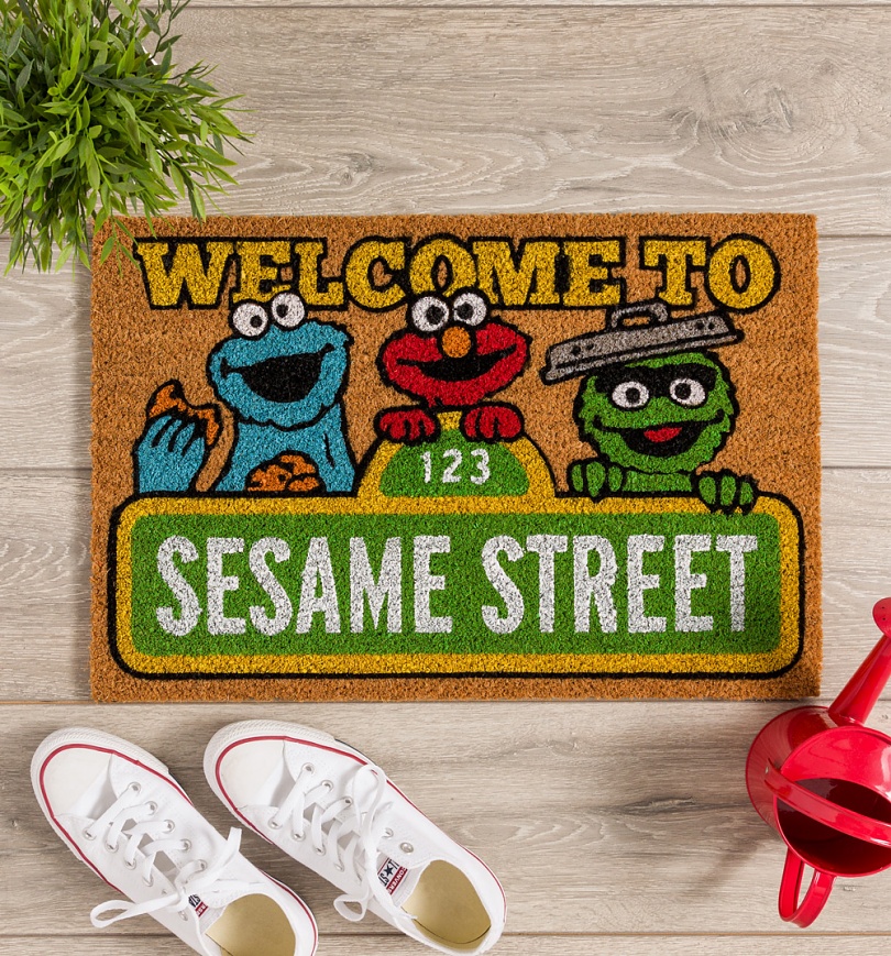 An image of Welcome To Sesame Street Door Mat