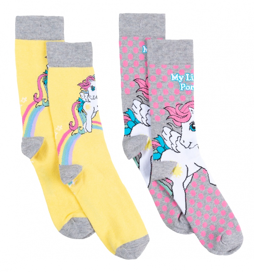 An image of Womens 2pk My Little Pony Socks