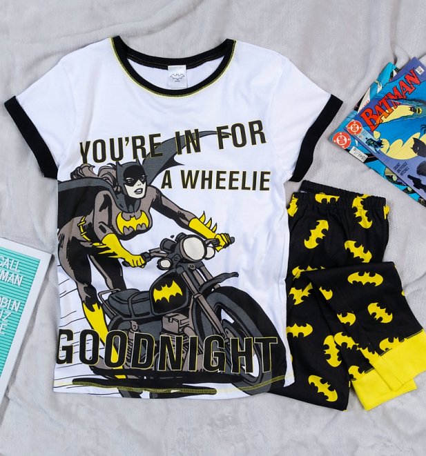 Womens Batgirl Wheelie Good Night DC Comics Pyjamas