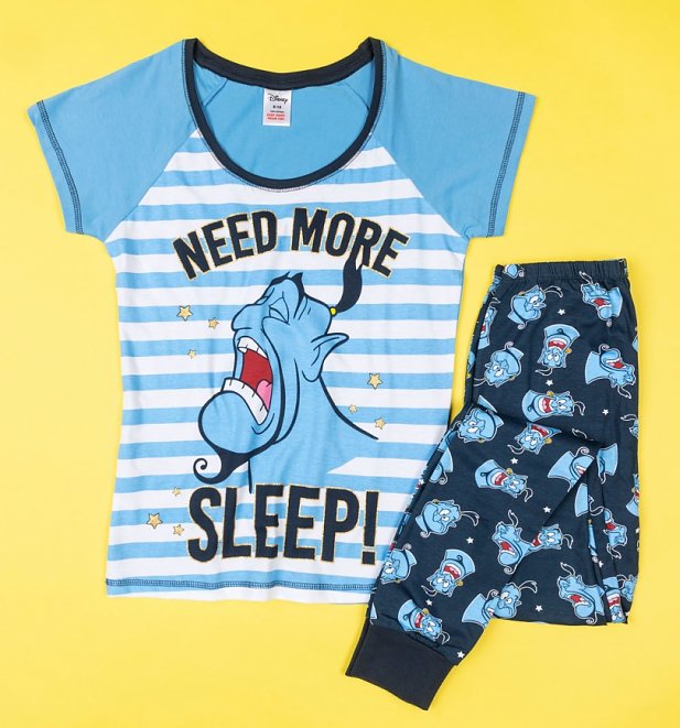 Womens The Genie Need More Sleep Aladdin Disney Pyjamas