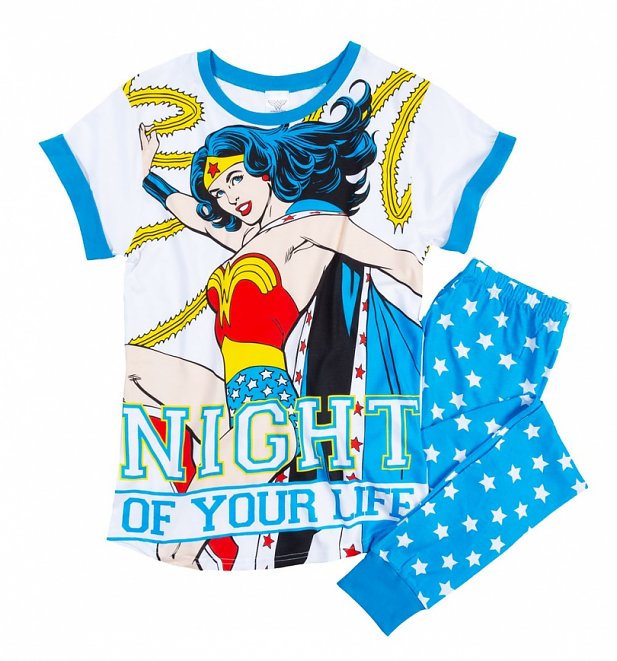 Womens Wonder Woman Night Of Your Life Pyjamas