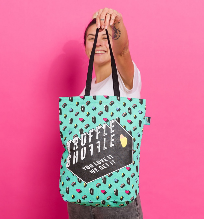 An image of TruffleShuffle All Over Print Tote Bag